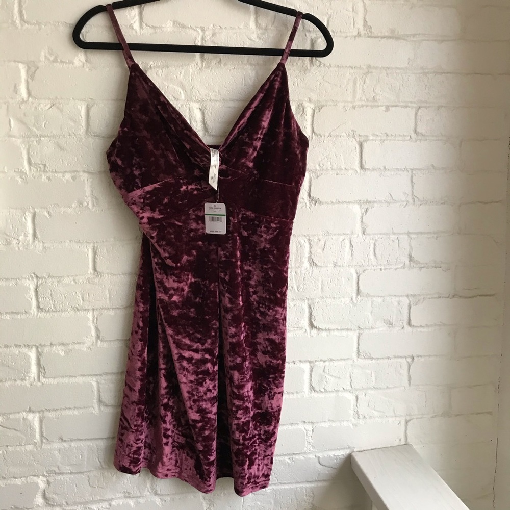 NWT Free People Velvet Dress Large